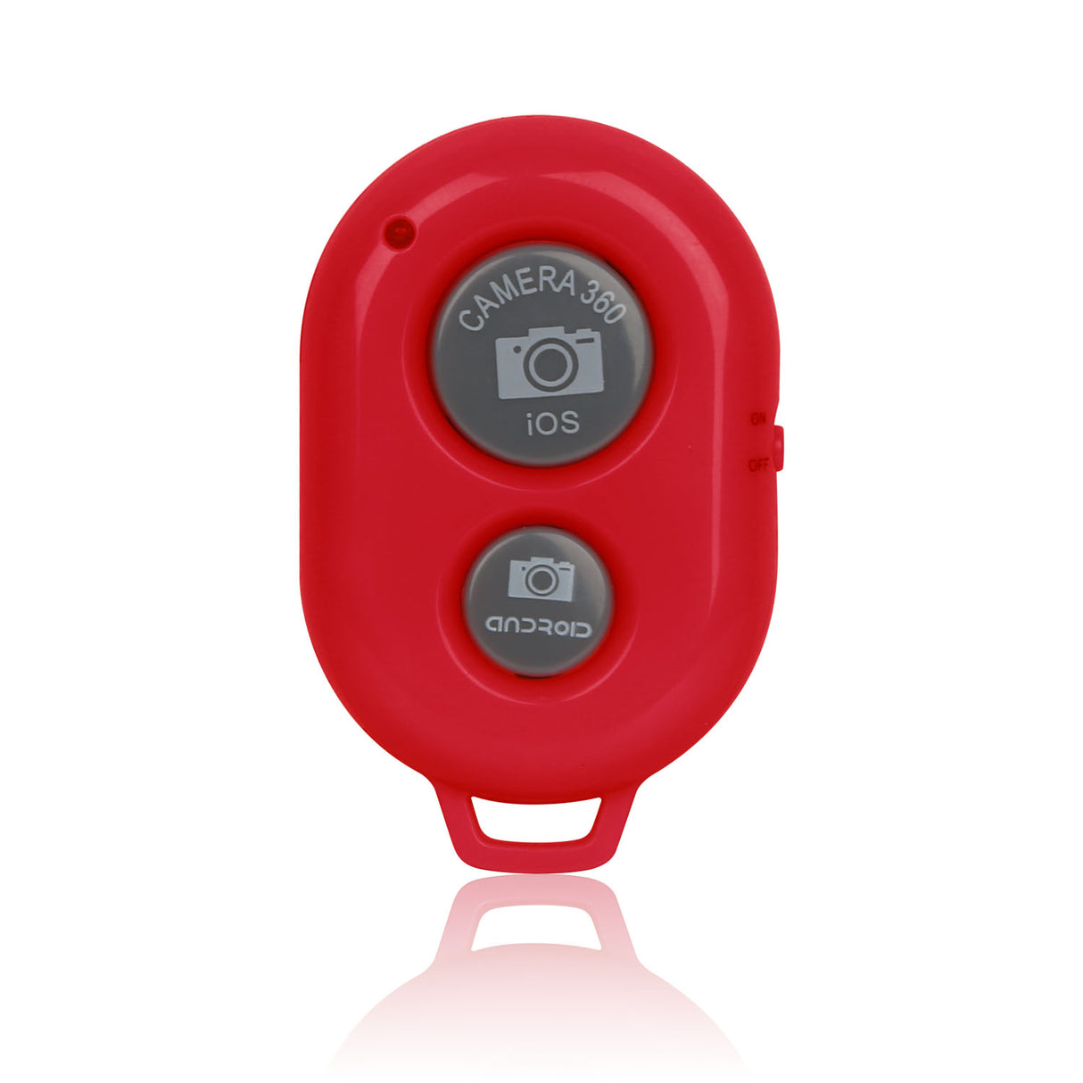 Unique Wireless Shutter Remote Controller for Android and iOS Devices - Red