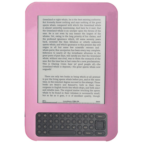 Kindle Protective Case Cover for Amazon Kindle3 White Black Pink - Pink