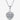 1 Carat Moissanite Heart Pendant Chain Necklace