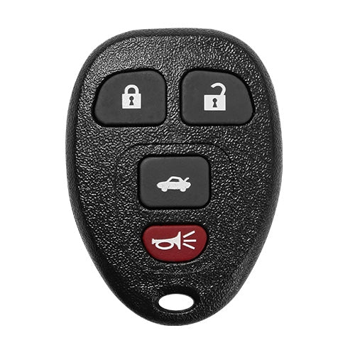 2 Keyless Entry Car Key Remote Key Fob Case Button Pad Replacement for 2009-2012 Chevrolet Malibu KOBGT04A - Black