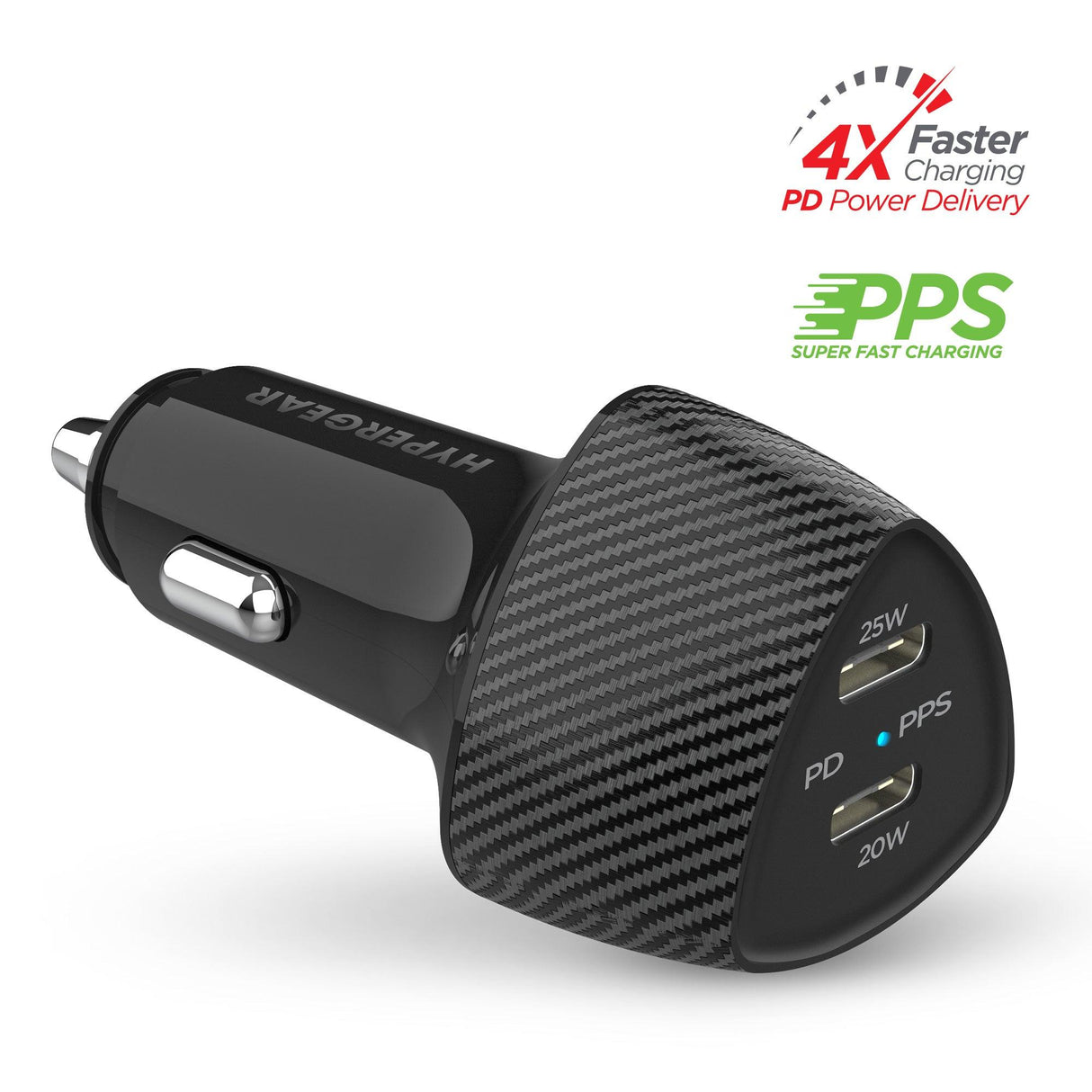 SpeedBoost 45W PD Dual Output Car Charger - Vysn