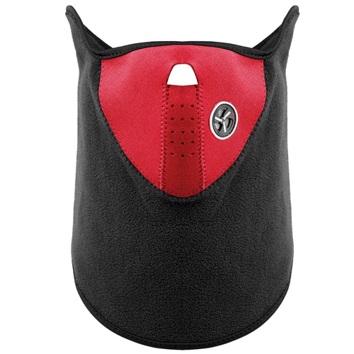 Half Face Mask Breathable Windproof Dustproof Neck Warmer for Bike Motorcycle Racing - Red