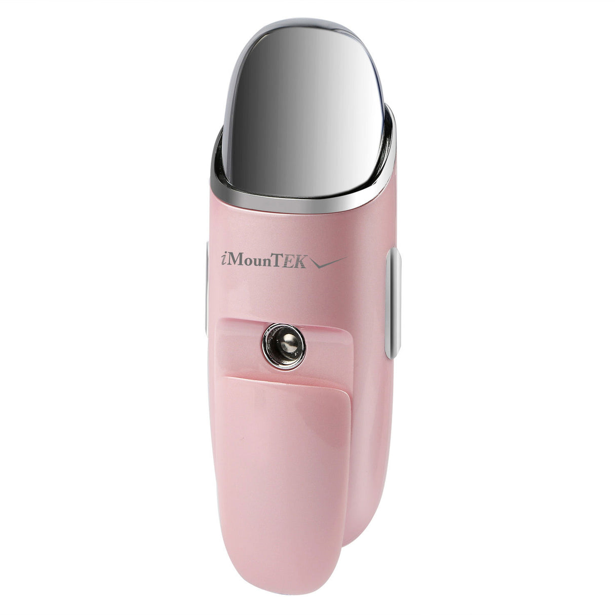 Nano Facial Mister Nano Cool Mist Facial Sprayer Portable Handy Face Steamer Moisturizing Massager USB Charge - Pink