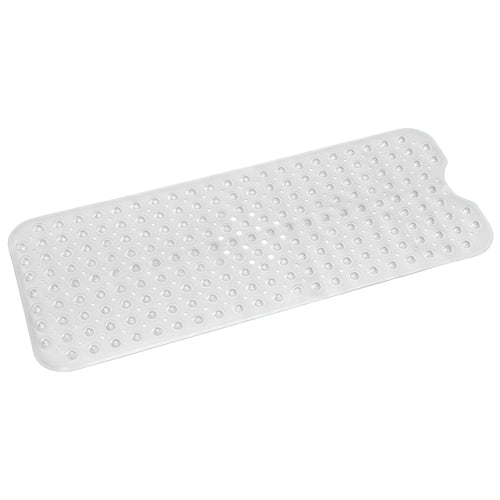 Bath Tub Mat Non-Slip Shower Mat BPA-Free Massage Anti-Bacterial with Suction Cups Washable for Bathroom Kitchen Pool - Clear