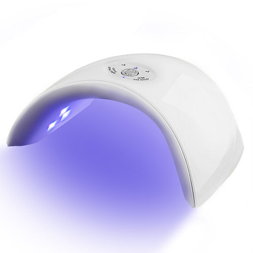 36W UV LED Lamp Nail Gel Dryer 12 LEDs Sensor Fingernail Toenail Gel Curing Machine Nail Art Painting - White