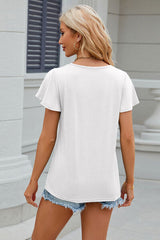 V-Neck Short Sleeve T-Shirt