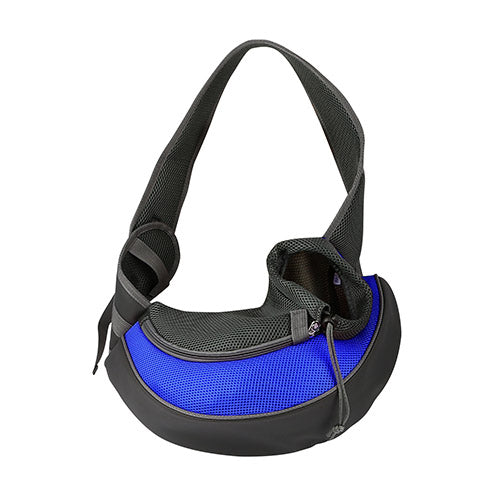 Pet Carrier for Dogs Cats Hand Free Sling Adjustable Padded Strap Tote Bag Breathable Shoulder Bag Carrying Small Dog Cat - Blue