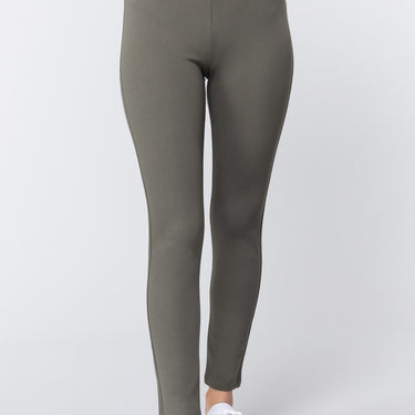 Waist Band Long Ponte Pants