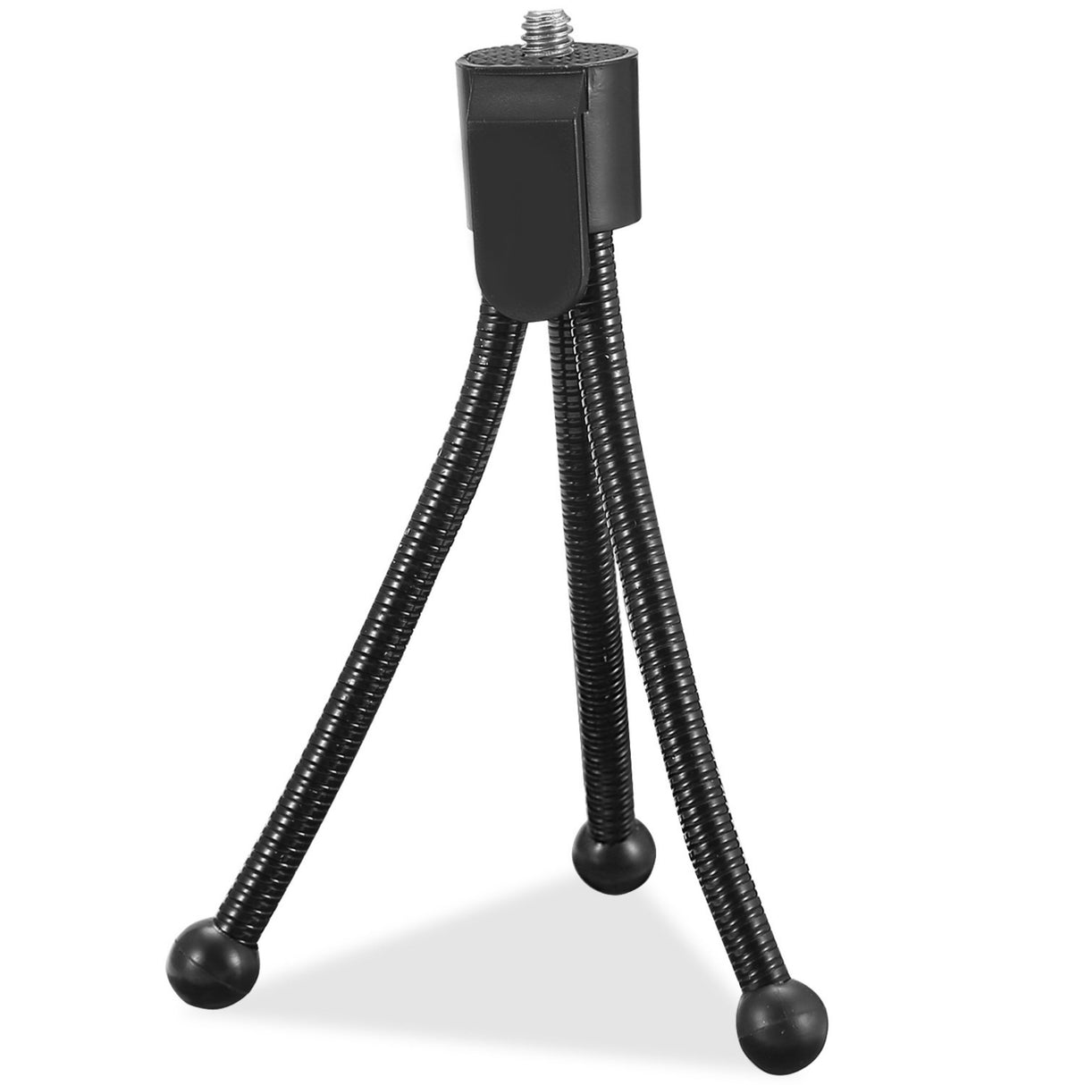 Flexible Tripod Stand for Camera & Mini Projector - Heavy Duty Tabletop Mount with Anti-Slip Feet - Ideal for Photography & Video Recording - Black