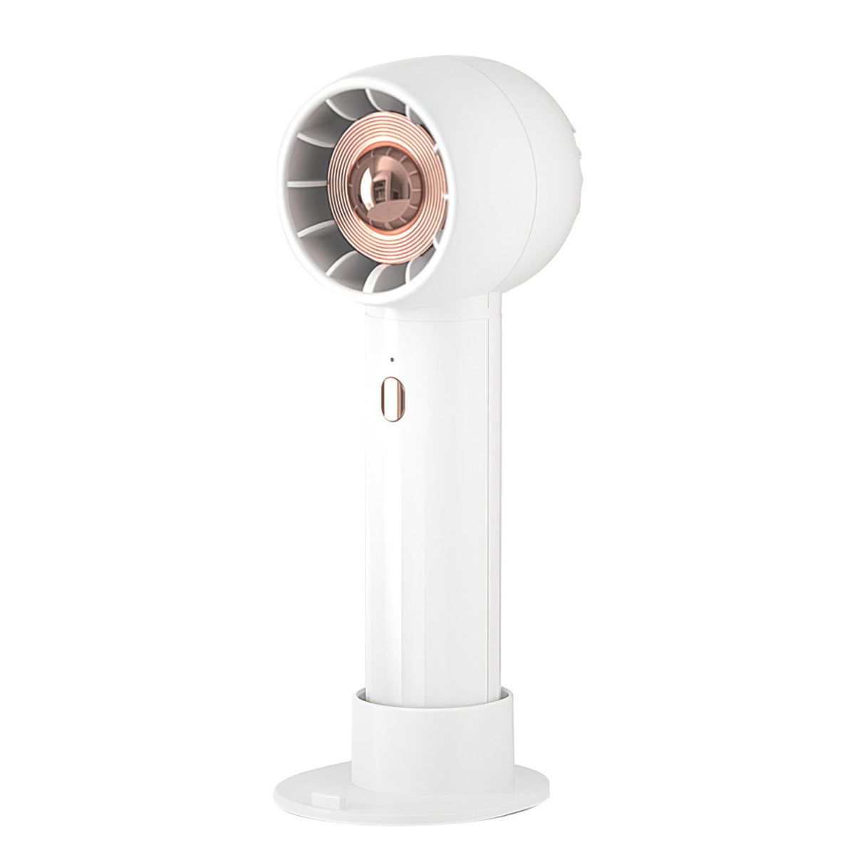 Pocket Personal Fan with 3 Speeds - Rechargeable & Portable - White