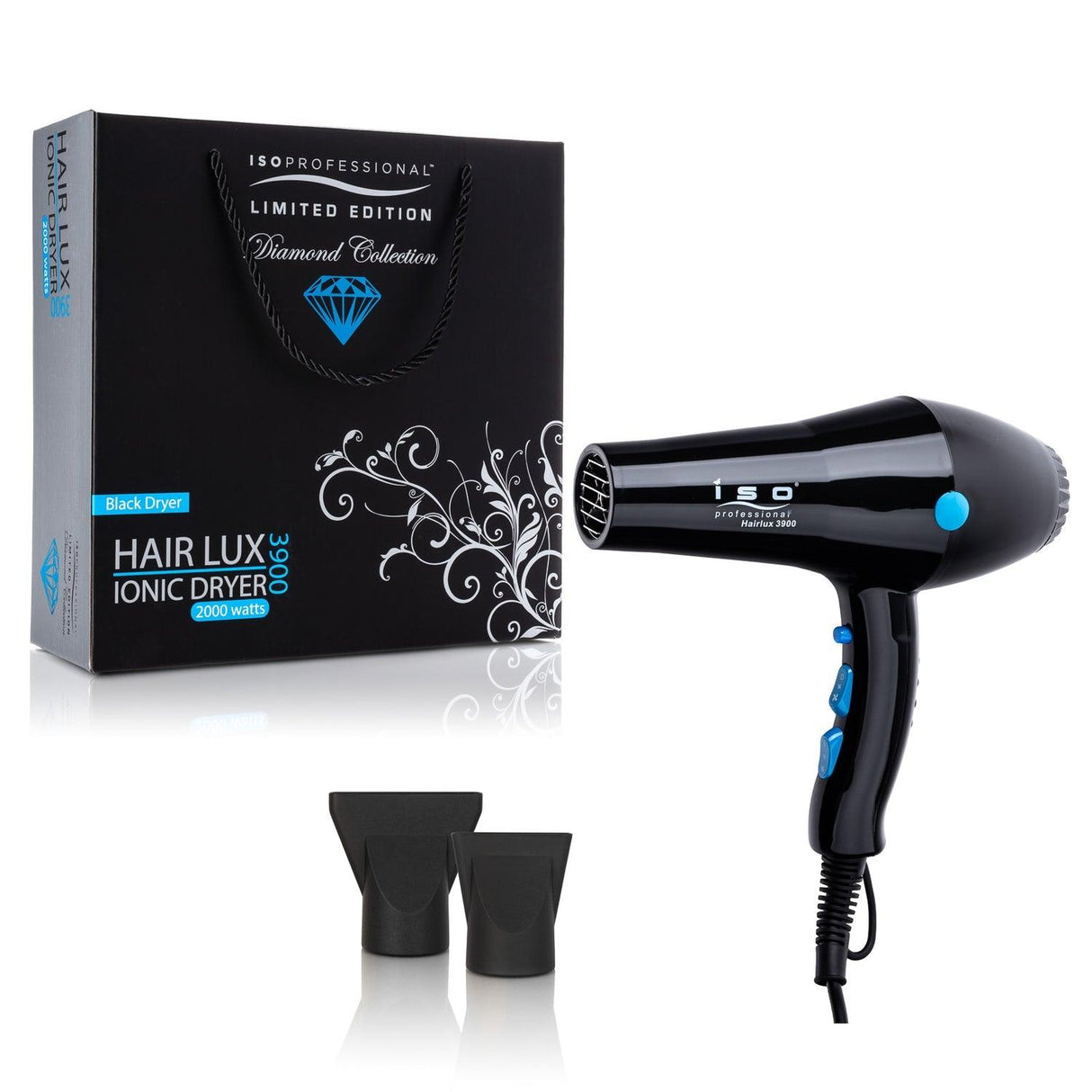 HairLux 2000W Advanced Turbo Airflow Blow Dryer - Diamond Collection - Vysn