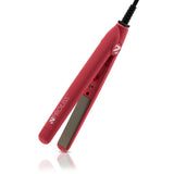 Mini Silk Travel-Perfect 0.5" Tourmaline Ceramic Dual Voltage Flat Iron - Diamond Collection - Vysn