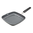 Ceramic Nonstick Grill Pan with Silicone Grip, 10" (25cm) - Gray - Vysn