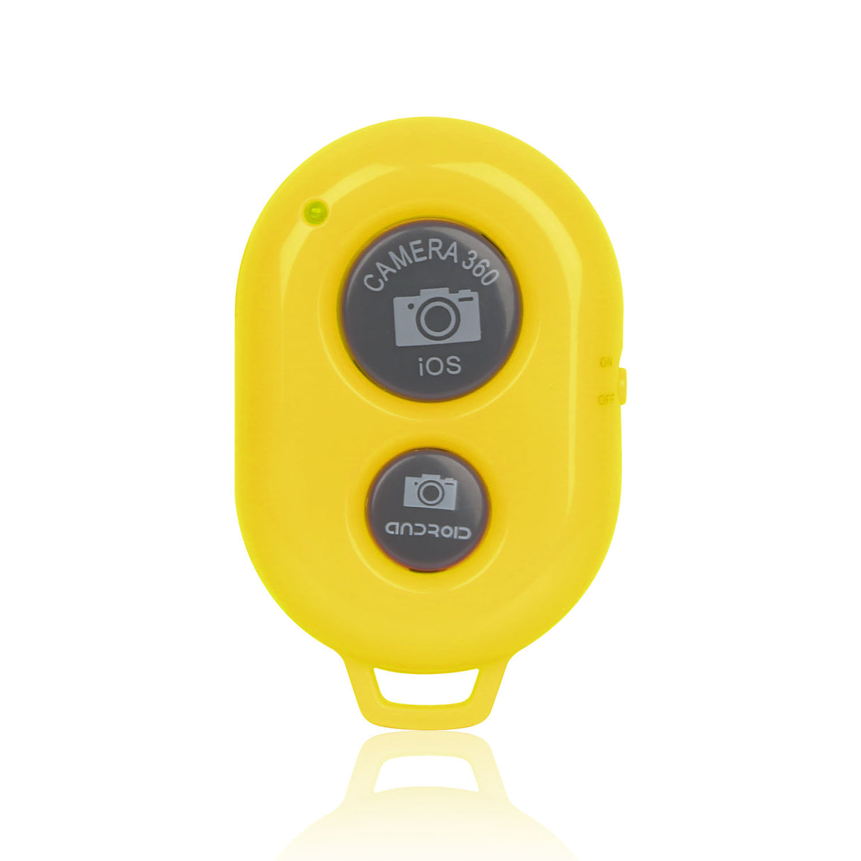 Unique Wireless Shutter Remote Controller for Android and iOS Devices - Yellow