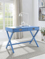 ACME Amenia Writing Desk, Blue Finish YF by Blak Hom - Vysn