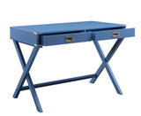 ACME Amenia Writing Desk, Blue Finish YF by Blak Hom - Vysn