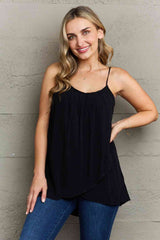 Ninexis Hang Loose Tulip Hem Cami Top