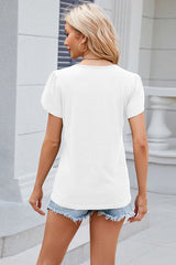 V-Neck Short Sleeve T-Shirt