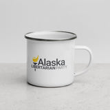 Alaska Libertarian Party Enamel Mug by Proud Libertarian - Vysn