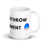 Alexa, Overthrow the Government White glossy mug by Proud Libertarian - Vysn