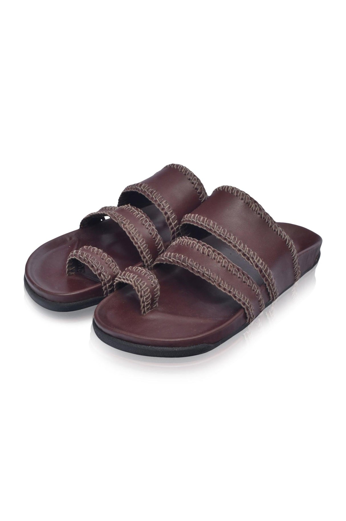 Amigo Leather Slides by ELF - Vysn