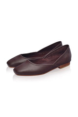 Amore Square Toe Ballet Flats by ELF - Vysn