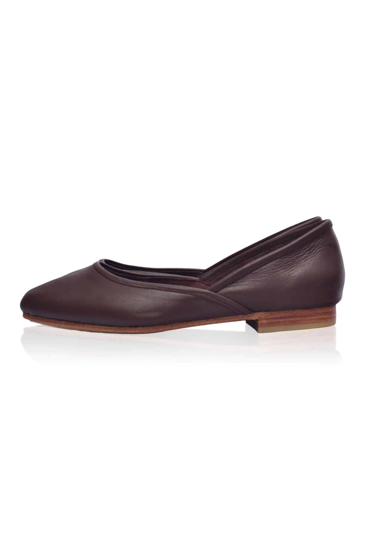 Amore Square Toe Ballet Flats by ELF - Vysn