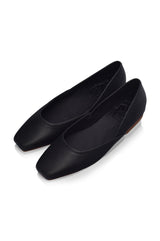 Amore Square Toe Ballet Flats by ELF - Vysn