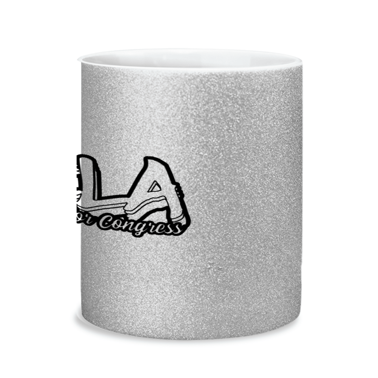 Angela Pence for Congress Glitter Sparkle Mug by Proud Libertarian - Vysn