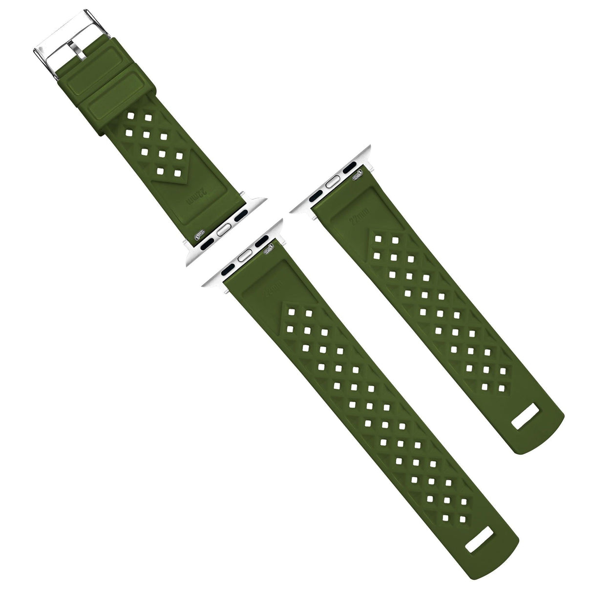 Apple Watch | Tropical-Style 2.0 | Army Green by Barton Watch Bands - Vysn