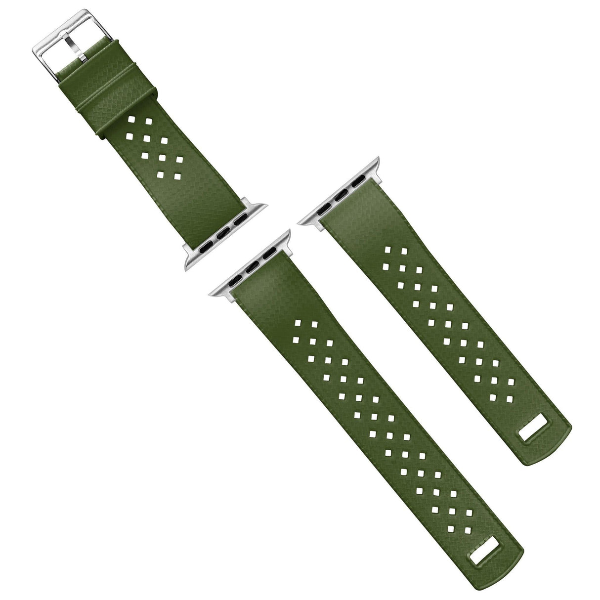 Apple Watch | Tropical-Style 2.0 | Army Green by Barton Watch Bands - Vysn