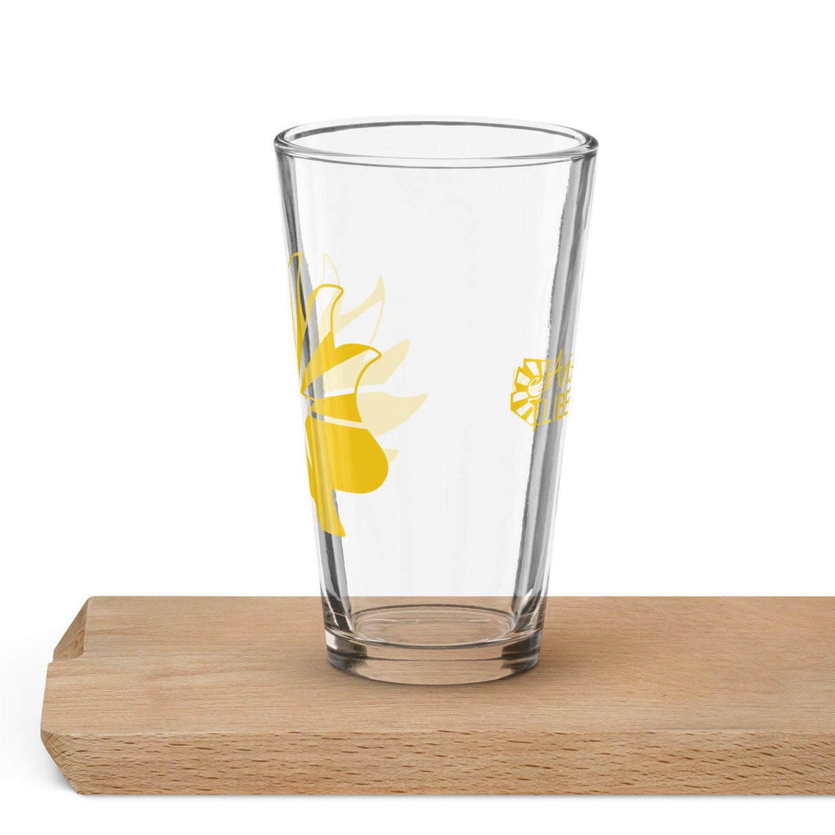 Arizona Libertarian Party Gold Porcupine Shaker pint glass by Proud Libertarian - Vysn