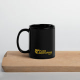 Arizona Libertarian Party Porcupine Black Glossy Mug by Proud Libertarian - Vysn