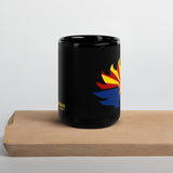 Arizona Libertarian Party Porcupine Black Glossy Mug by Proud Libertarian - Vysn