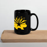 Arizona Libertarian Party Porcupine Black Glossy Mug by Proud Libertarian - Vysn