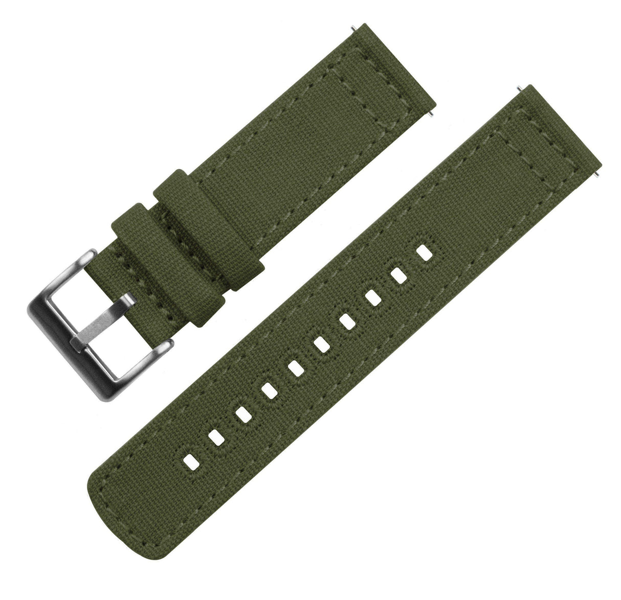 Army Green | Crafted Canvas by Barton Watch Bands - Vysn