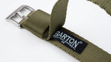 Army Green | Elite Nylon NATO® Style by Barton Watch Bands - Vysn