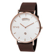 Arvo Awristacrat Watch-Rose-Saddle Leather by Arvo - Vysn