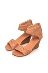 Athena Leather Wedges by ELF - Vysn