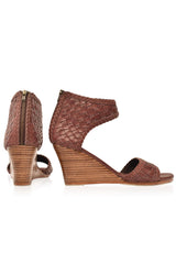 Athena Leather Wedges by ELF - Vysn