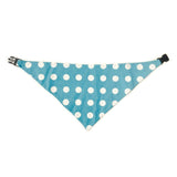 Baby Blue Chevron Reversible Dog Bandana by Uptown Pups - Vysn