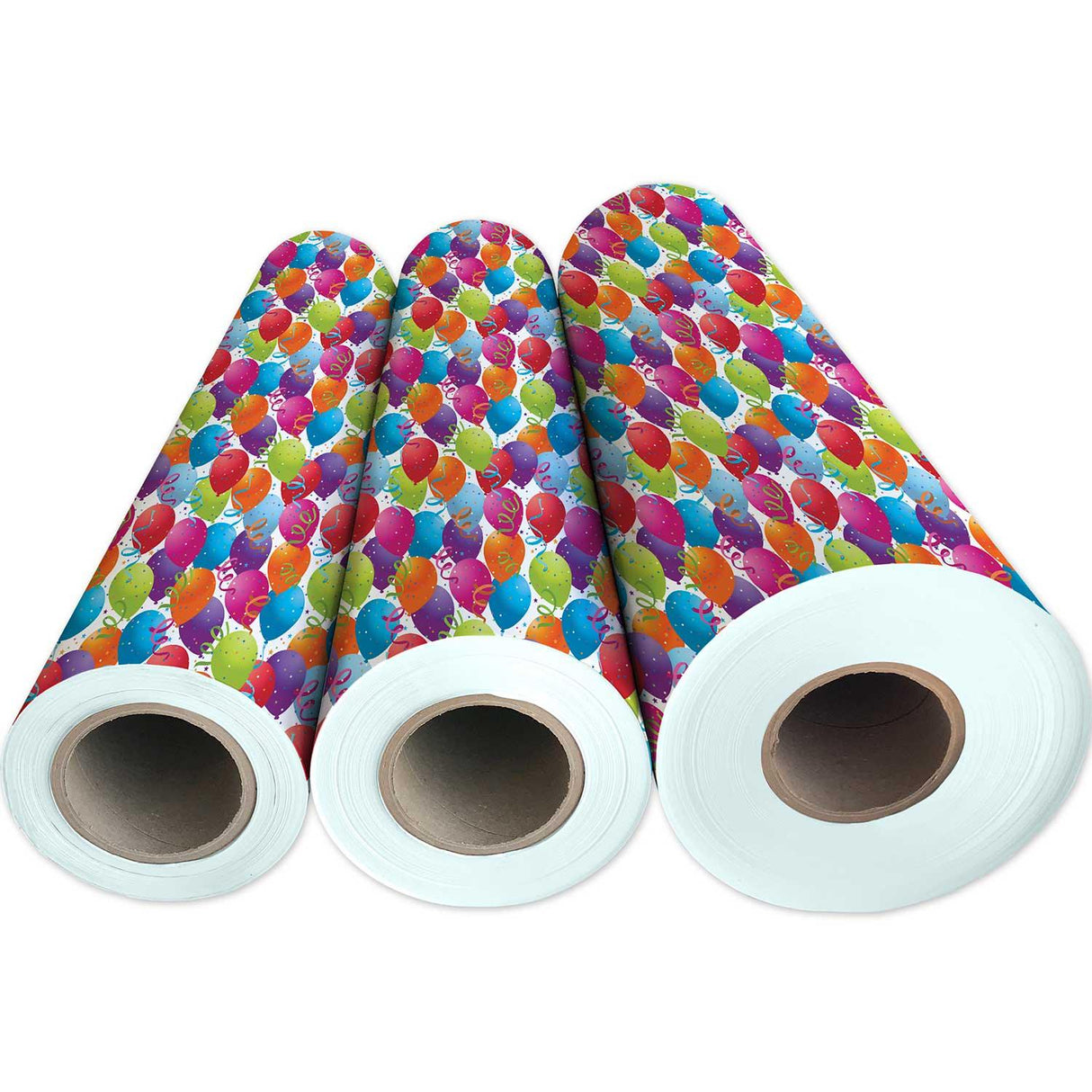 Balloons Birthday Gift Wrap by Present Paper - Vysn