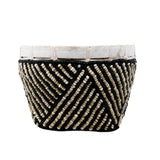 BAMBOO BEADED TRINKET BASKET by POPPY + SAGE - Vysn