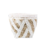 BAMBOO BEADED TRINKET BASKET by POPPY + SAGE - Vysn