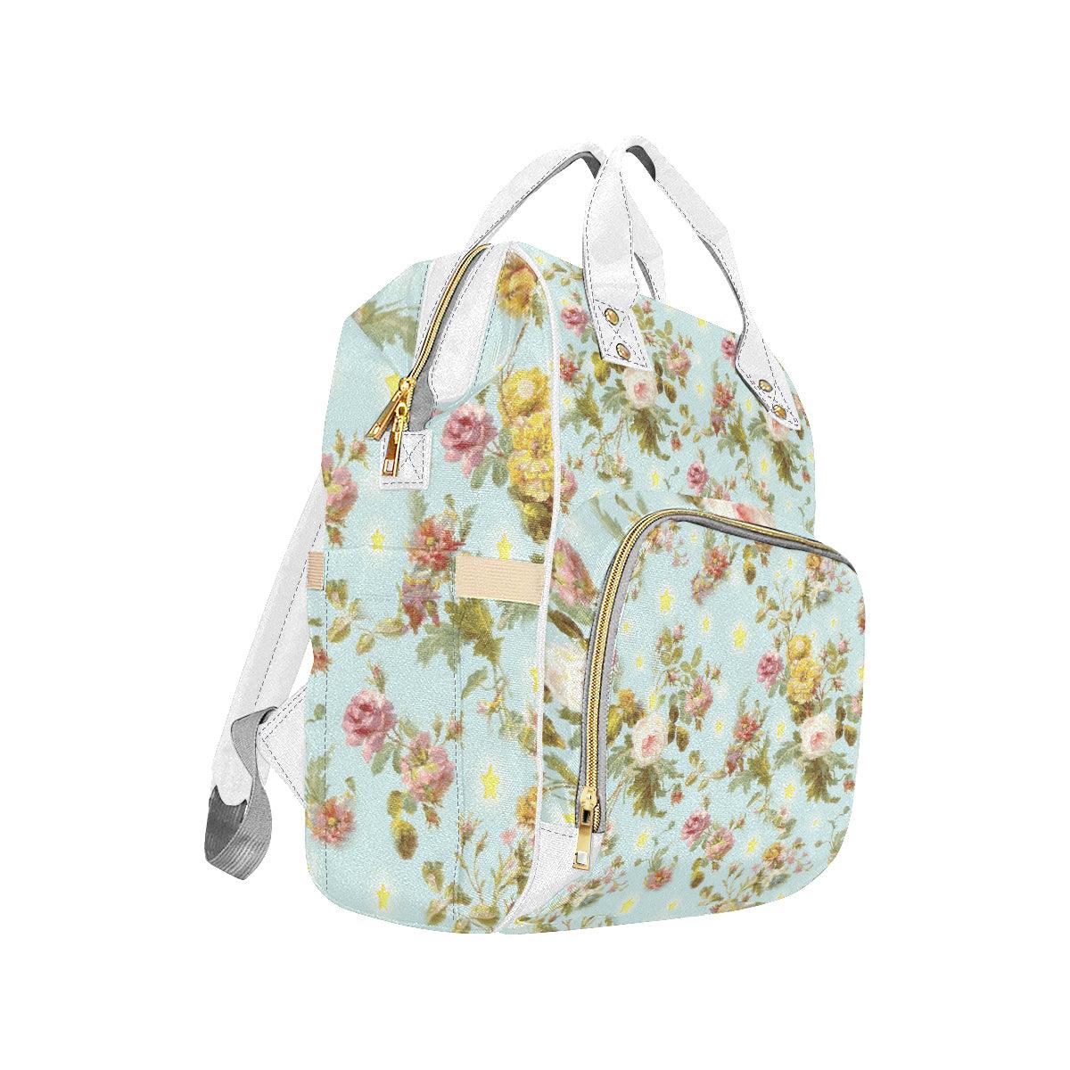 Baroque flowers N Stars Backpack by Stardust - Vysn