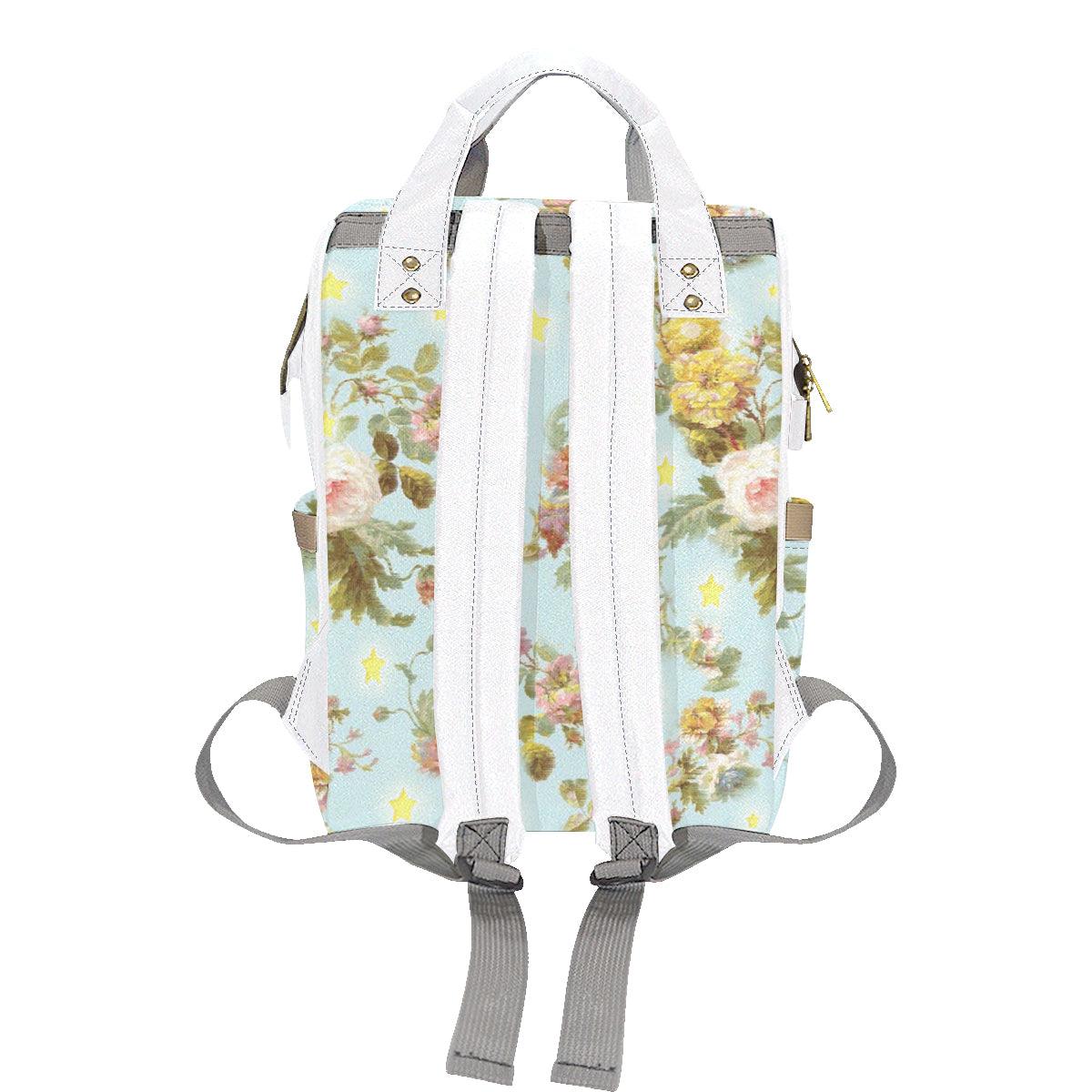 Baroque flowers N Stars Backpack by Stardust - Vysn