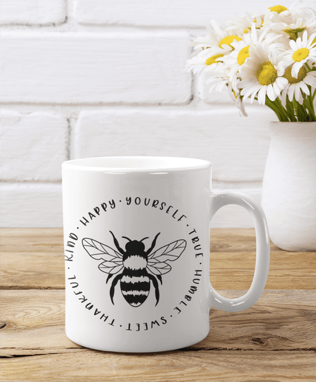 Bee Good Things Bumble Bee Mug by WinsterCreations™ Official Store - Vysn