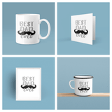 Best Dad Ever Mustache Fathers Day Collection by WinsterCreations™ Official Store - Vysn