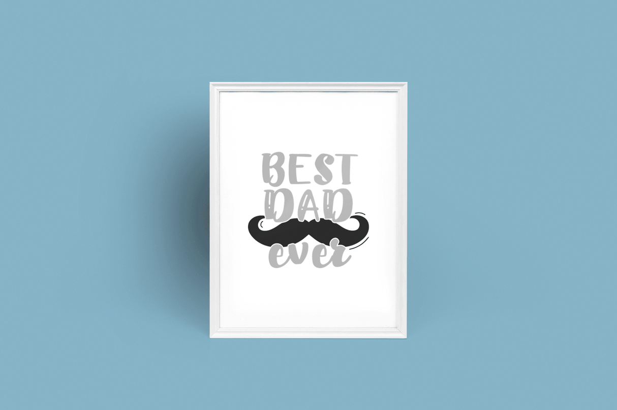 Best Dad Ever Mustache Fathers Day Collection by WinsterCreations™ Official Store - Vysn