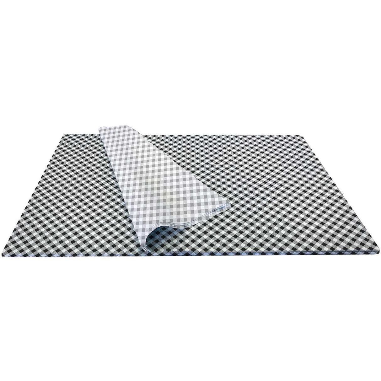 Black Gingham 20" x 30" Gift Tissue Paper by Present Paper - Vysn